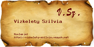 Vizkelety Szilvia névjegykártya